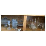 Cake pan, glass cups, bowls, and more