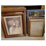 Pictures (5) and frames (3)