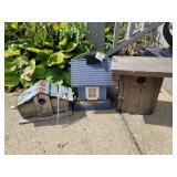 (3) bird houses