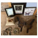 Butterfly Pictures, wall hangings, pillow