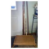 Bed tray, yardsticks