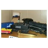 Jim Beam decanter and other train collectibles