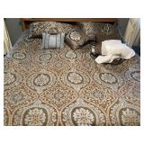 King size comforter, sheets, pillows