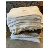 Blankets, pillows