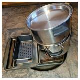 Pans, cookie sheets and more
