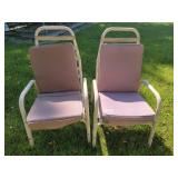 (2) patio chairs