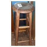 Vintage wooden stool (27 inches)