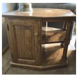(2) wooden end tables