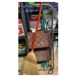 Brooms, step stool and more