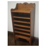 Beautiful Oak Free Standing Open Shelves