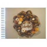 Fall Door Wreath 24"