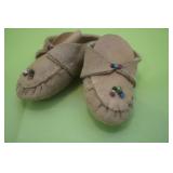 Vintage Leather Doll Moccasins