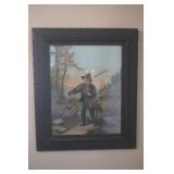 Victorian Era Colored 1904 Lithograph