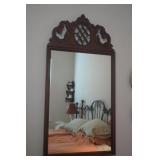 Antique Framed Wall Mirror  42" x 22"