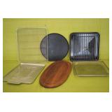 Wood Platter, Alum Tray & More