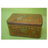 Union Leader Cut Plug Tobacco Tin