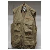 Orvis Fly Fishing Vest Lg 100% Cotton
