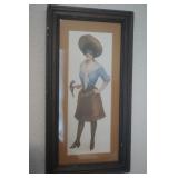 Framed  Annie Oakley w/ Pistol