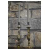 Brass Candle Sticks 10"
