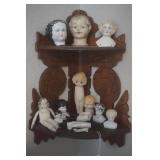 Corner Shelf & Doll Parts  18 x 12