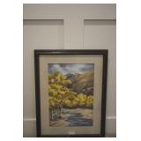 Natural Landscape w/ Stream, Mountains, Forest