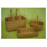 3 - 1994 Longaberger Baskets