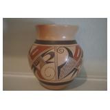 Dawn Navasie Signed Pottery 7" x 6.5"