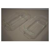2 - Pyrex Loaf Pans