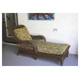 Resin Wicker Chaise Lounge