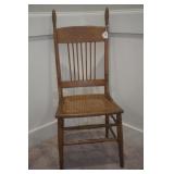 Oak Rabbit Ear Chair w/ Cane Bottom