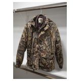 Herters Hooded Camo Jacket w/ Liner Lg Reg
