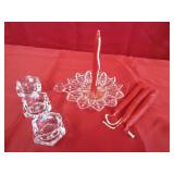 Vintage Federal Glass Petal Chamber Maid