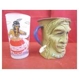 Frosted Little Princess Red Wing Glass