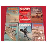 6 Hardback Aviation Books