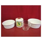 Corning Ware 1.5 & 2.5 qt Casserole & Fire King