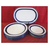 12 pc Noritake Stoneware - No Visible Chips"