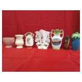 1-Vintage Ceramic Planter Scalloped Rim 3",