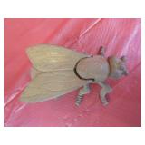 Vintage Cast Iron Fly Match Holder 4"