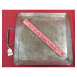 Stainless Steel Griddle w/ Handle  14" x 14"