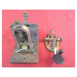 J. H. Bunnell N.Y. Telegraph Key & C.B. & Q