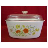 Vintage Corning Ware "Wildflower" Casserole