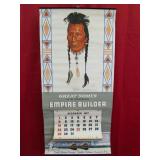 Great Northern Railway 1958 Calendar with