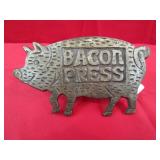 Vintage Bacon Press 3.5" x 6"