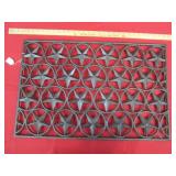 Cast Iron Footed Door Mat  27.5" x 18"