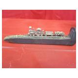 Rail Spike Art w/ Pewter Train