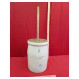Red Wing 3 Butter Churn 14" x 10.5" w/ Hand