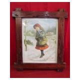 Victorian Print Grandpas Kitchen