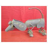 "Junkyard Dog" Dachshund Spring Loaded