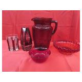 Royal Ruby Windsor Med Century Pitcher, Royal
