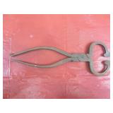 Antique Hand Forged Iron Sugar Nippers